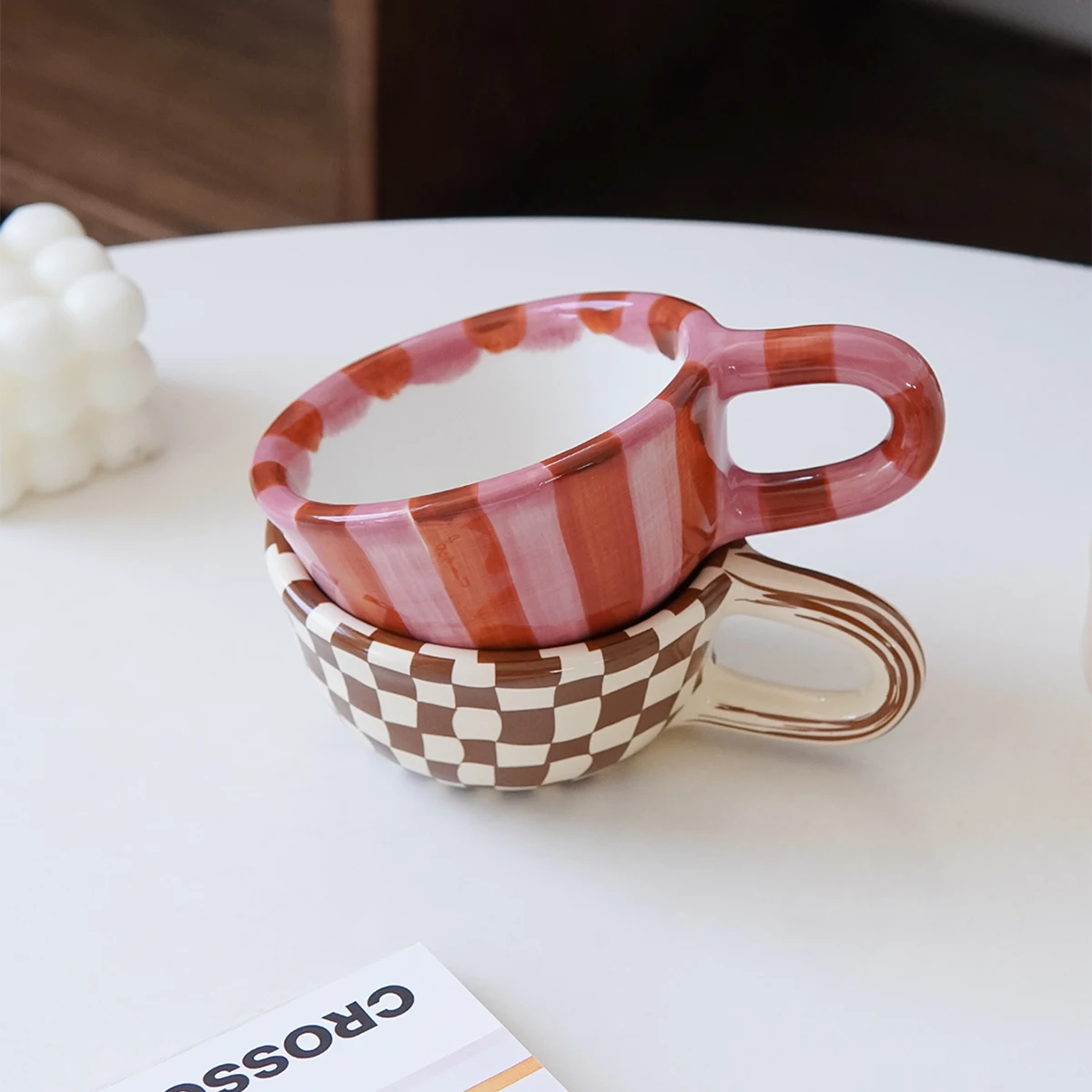 1 tazza in ceramica a scacchie - Coffee Tea Latte recensione e prezzo