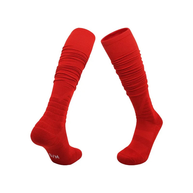 جديد الخريف البيسبول الهوكي الجوارب عدم الانزلاق الرطوبة فتل جوارب الرجبي الطويلة