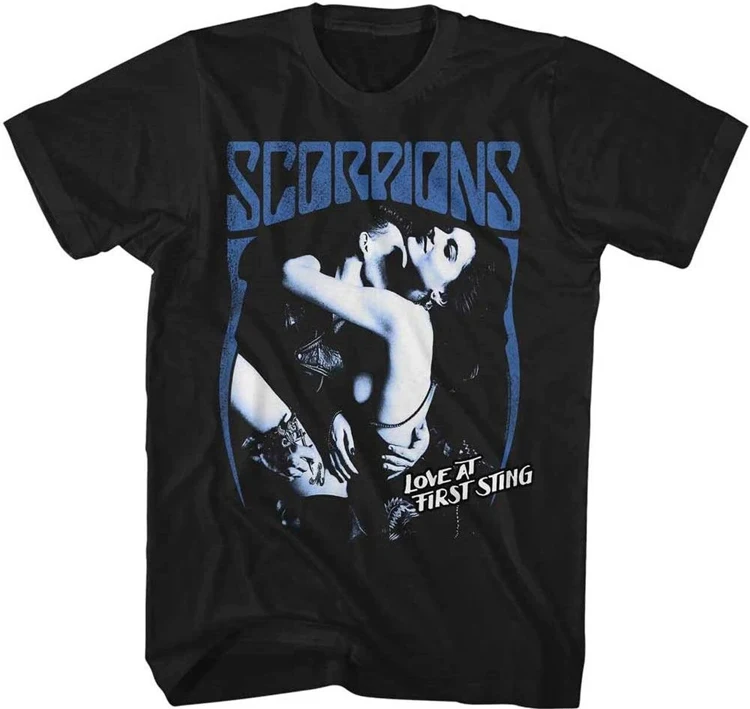 Scorpions Ro Band Retro Punk ort Sve Heavyweight Pure Cotton T-irt Casual Loose Fit Youthful ular Summer Tirt