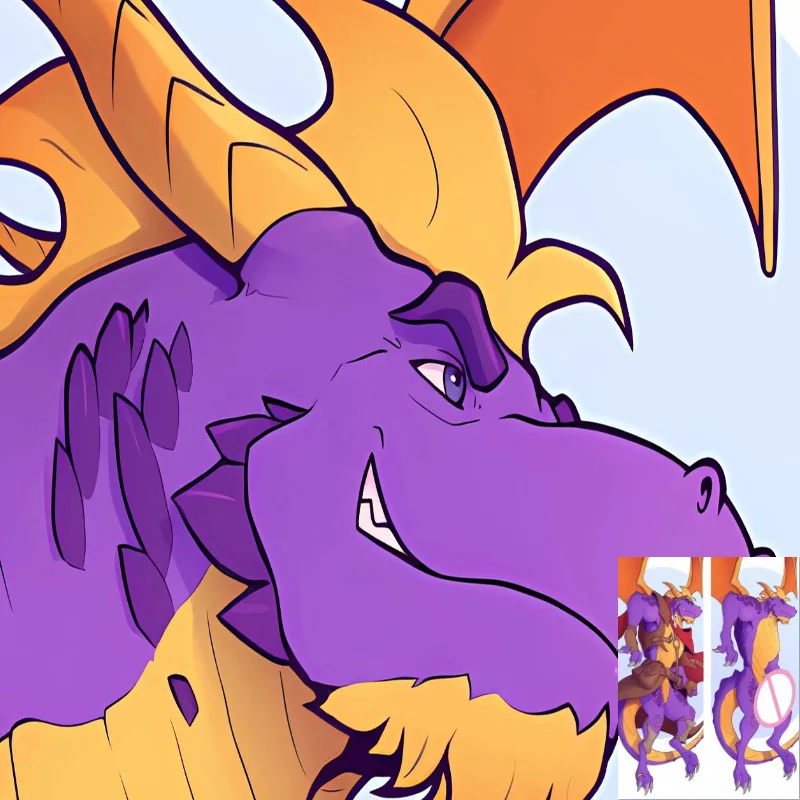 

DIY Personalized Anime Balloonist Fluffy Orcus Dakimakura Furry Pillowcase Hugging Body Pillow Cover Case Double-sided Print