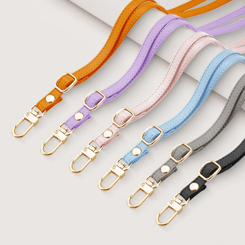 

Multi Color Adjustable PU Leather Crossbody Strap Clasp Replacement Shoulder Belt For Wallet Phone Case Handbag Accessories