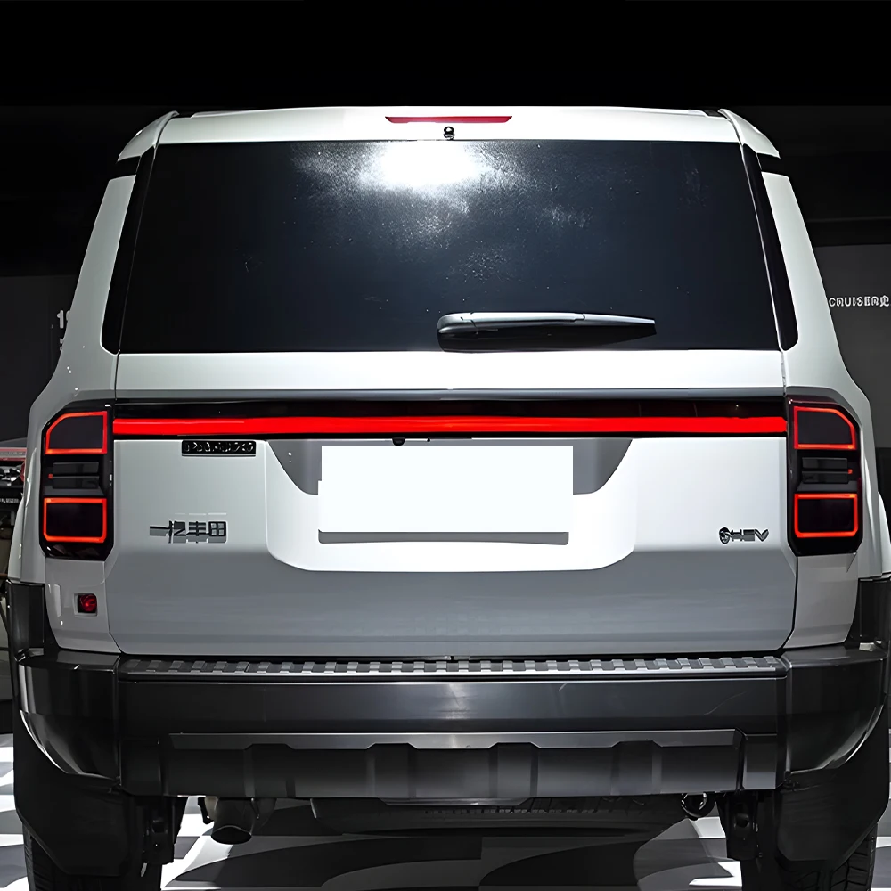 High Quality For Toyota Prado LC250 2024 LED Dynamic Through-Type Taillight Auto Lamps Car Accessories 6500K Color Trunk Upgrade