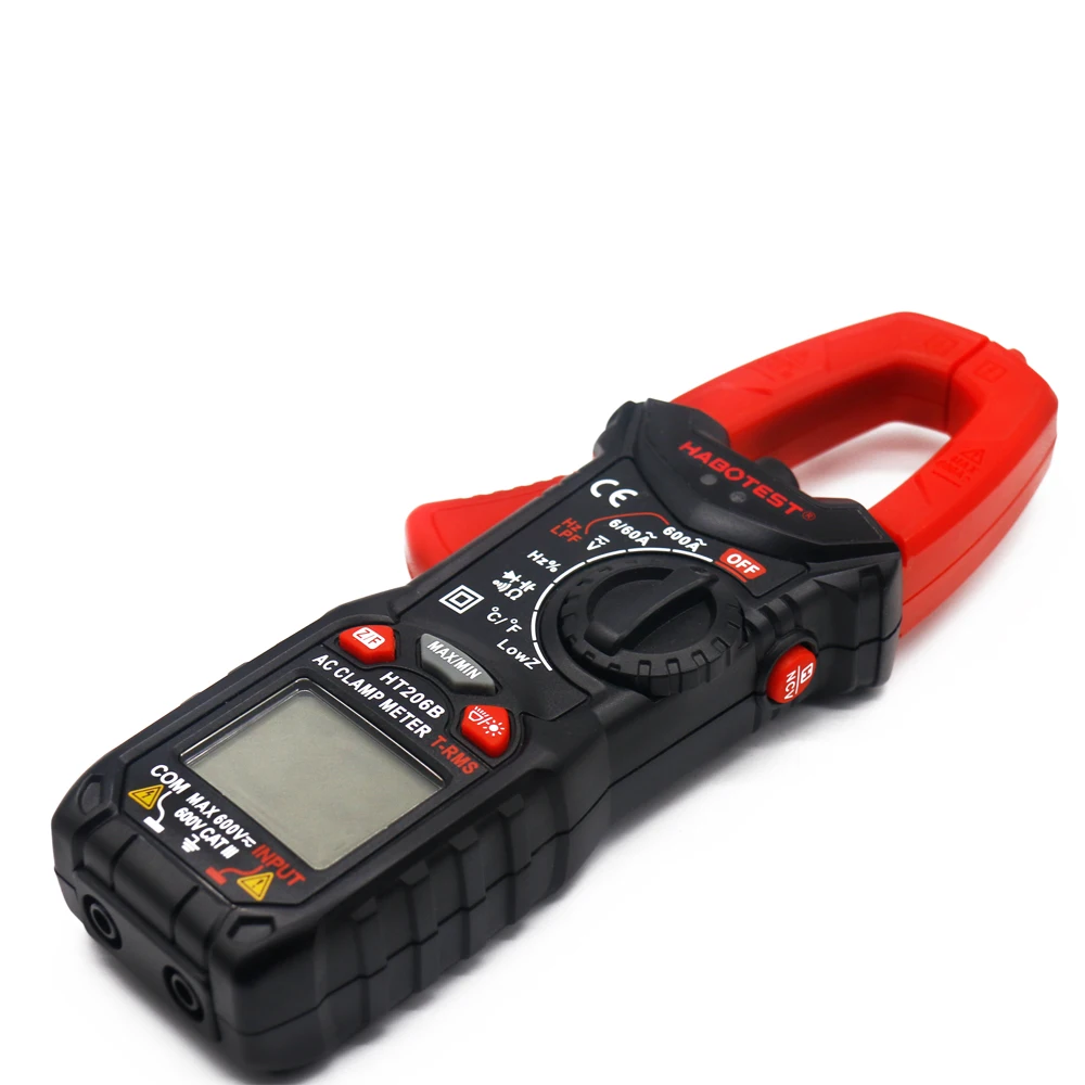 

【Hot】Capacitance Resistance Counts Current Voltage Tester Capacitance Ohm Test Digital Clamp Multimeter