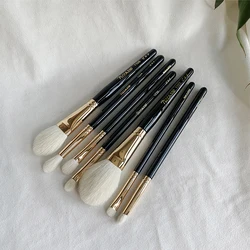 Piccasso Beauty Makeup Brushes 103 106 224 217 207 239 219 Top-quality Goat Hair Gold Cosmetics Face Eye Shadow Powder Highlight