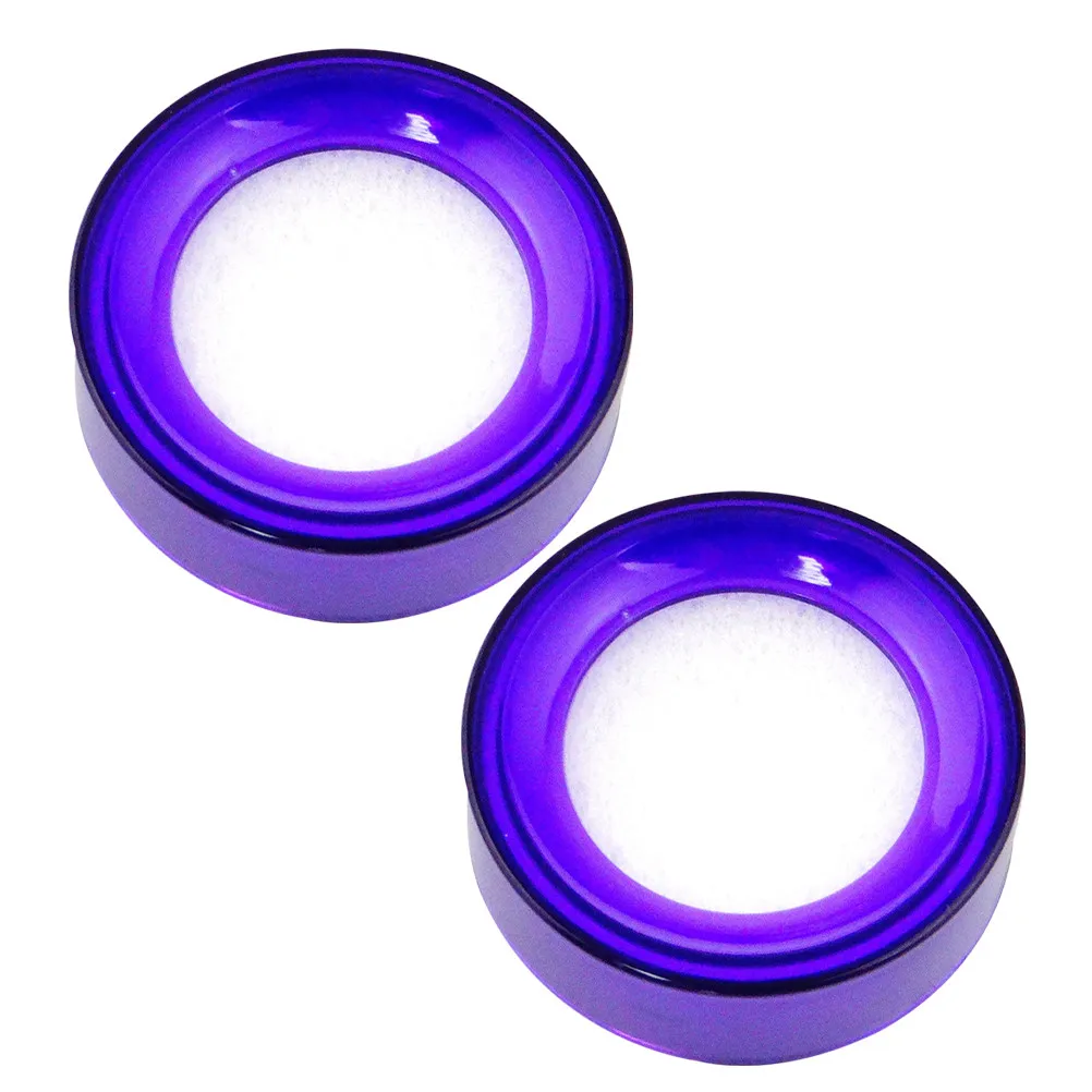 2Pcs Finger Moistener Sponge Cup Non Slip Desktop Tool for Money Counting Cash Handling Financial Office Finger Wetting Aid
