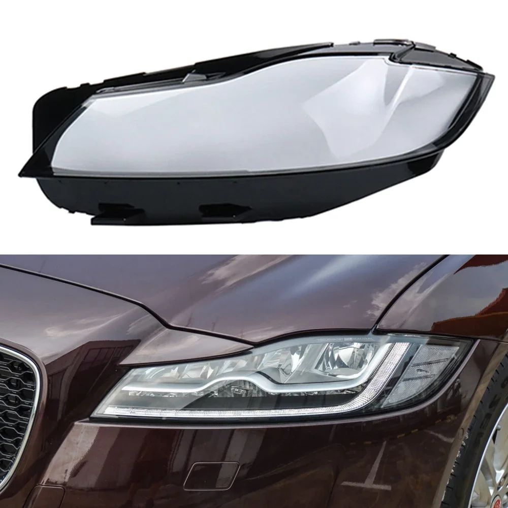 

For Jaguar XF XFL 2016-2020 Front Headlight Cover Headlamp Lampshade Lampcover Head Lamp Light Covers Shell Lens Glass