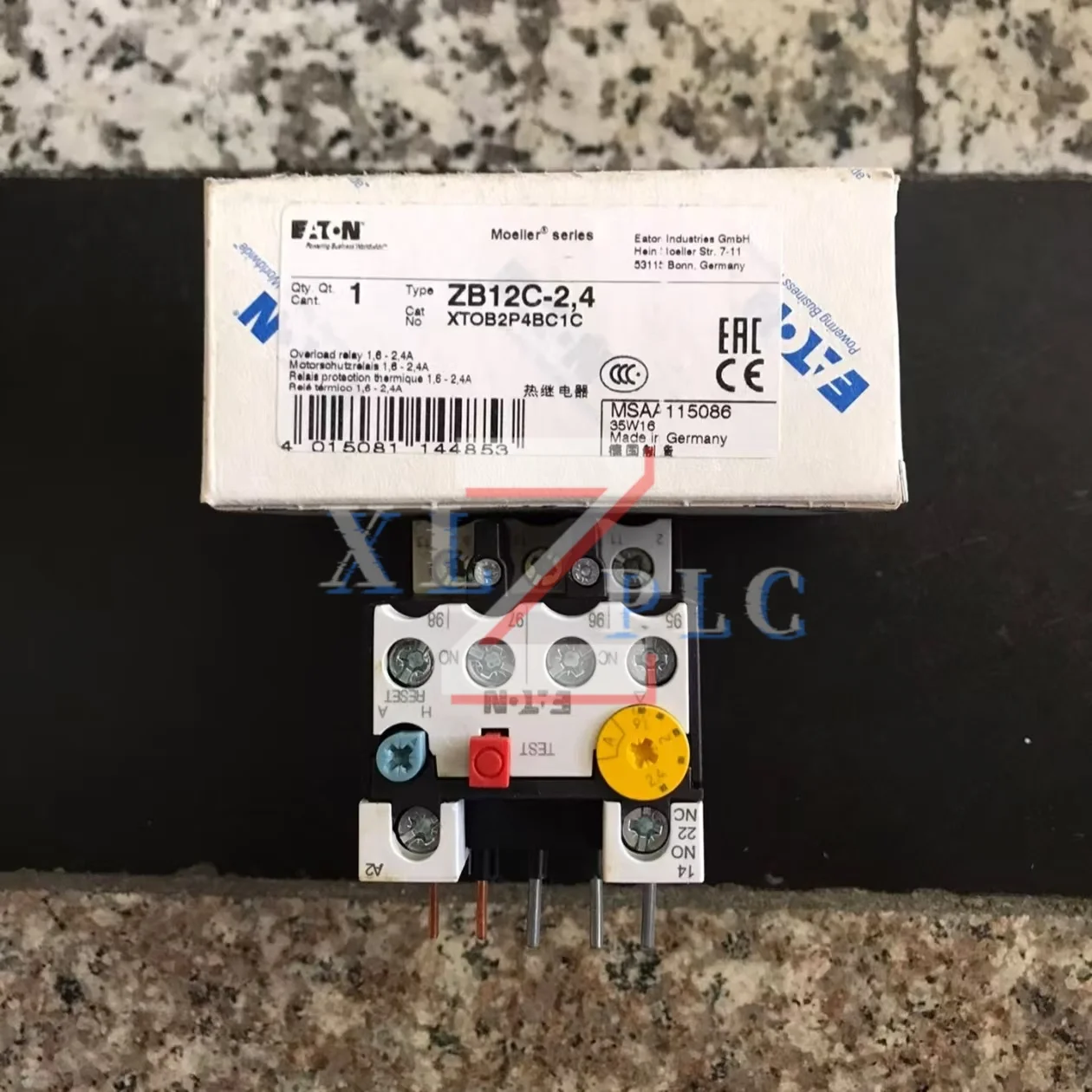 ZB12C-16 ZB12C-2.4 nouveau relais de surcharge thermique original ZB12C-4 ZB12C-6