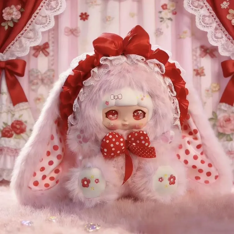 

Оригинальная коллекционная фигурка Xuefu Rabbit 600% Lace Dream Flowing Sand Eye Series, мягкая игрушка-подушка для дивана, сюрприз-бокс, подарок