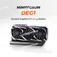 MINISFORUM DEG1 OCulink Graphics Docking Station for UM880 UM890 Game Open Space PCIe4.0x4 Expansion Interface(up to 64GT/S)