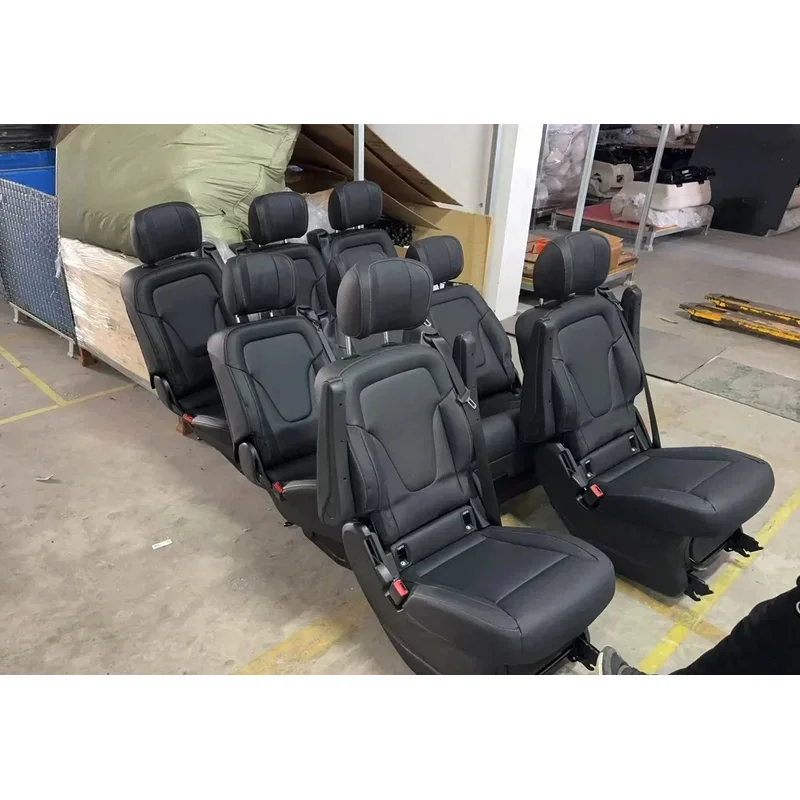 High Quality Ylc Easy Installation Classic Black Foldable Van Seats Original Premium Auto Seats for MPV