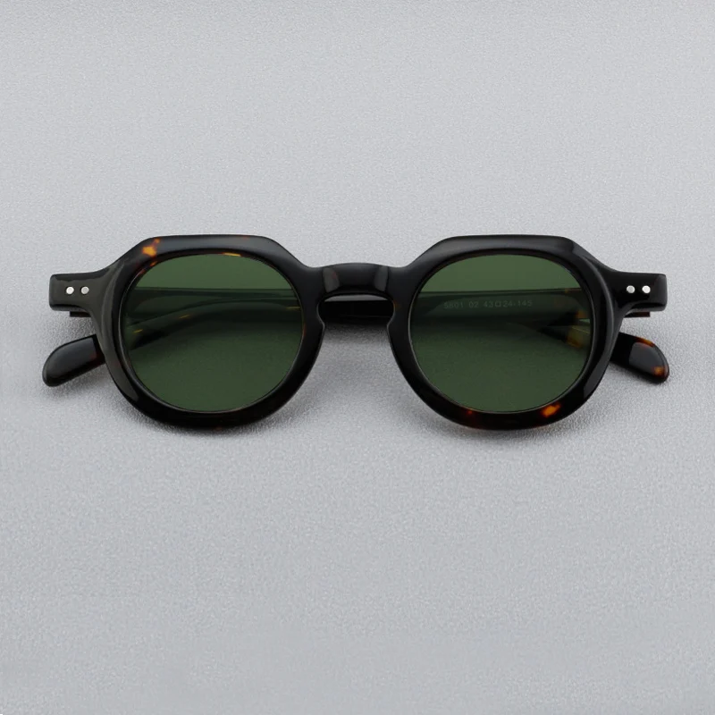 

Japanese vintage acetate UV400 polarized sunglasses anti glare anti reflection brown dark green dark grey lens sunglasses