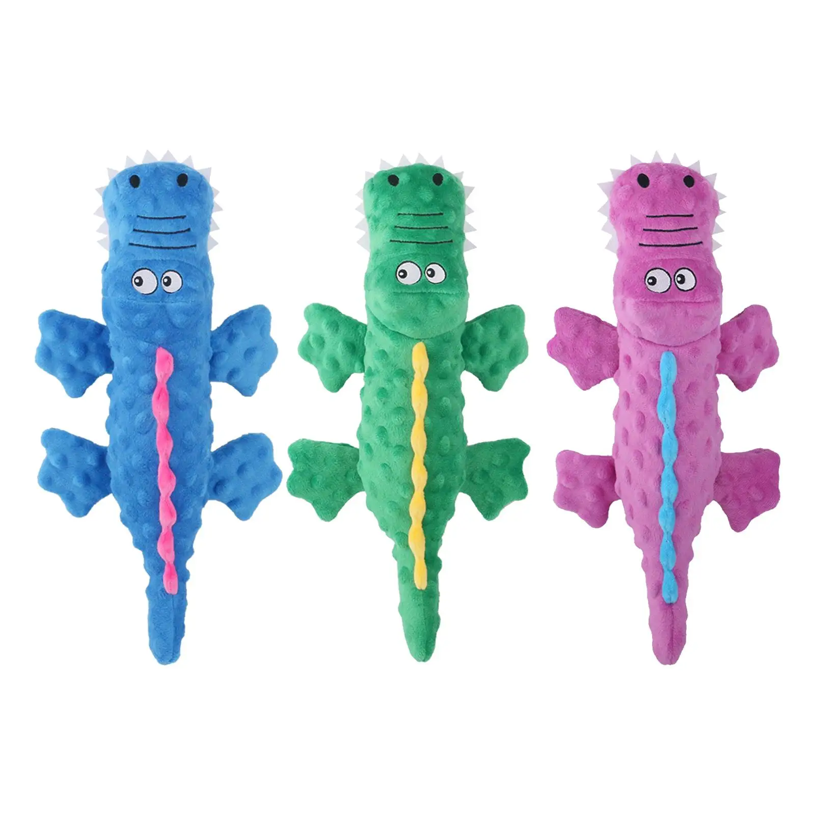 Soft Squeaky Dog Crocodile Toys Stuffed Animals Plush Puppy Kitten Cat Dog Chew