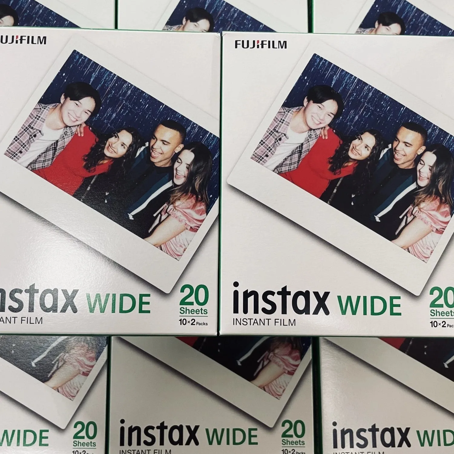 Фотобумага Fujifilm Instax WIDE, 20 листов, белая рамка, 5 дюймов, для Instax Wide 210 300 Link WIDE, мгновенные подарки
