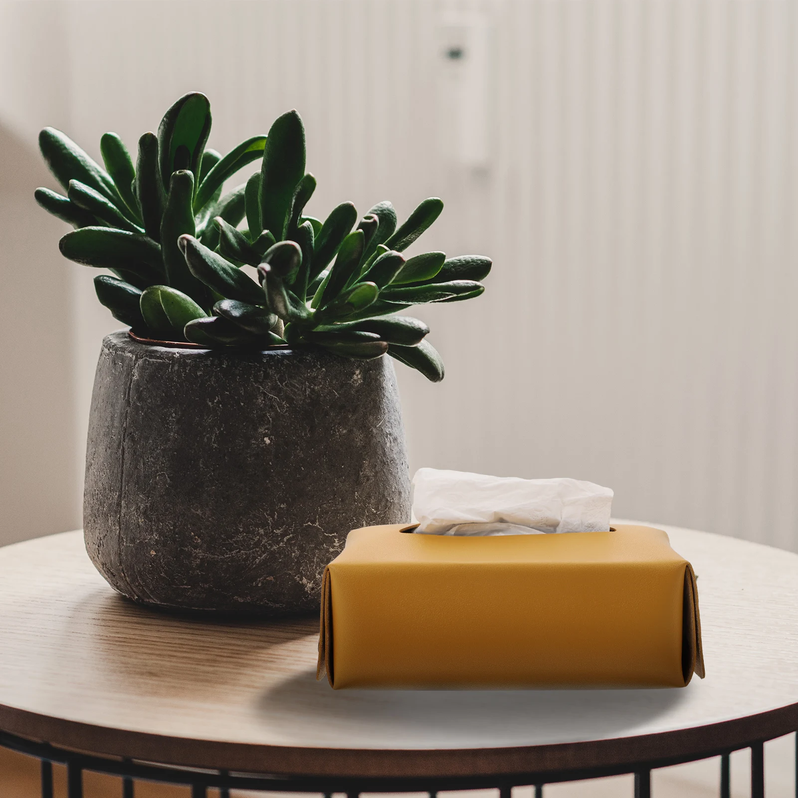 

Waterproof Tissue Box Napkin Holder for Home Office Lightweight Storage Bracket Container ganizer Safe Material