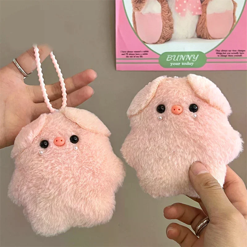 [JT] พวงกุญแจตุ๊กตาหมูสีชมพูน่ารัก 1 ชิ้น ของขวัญจี้ห้อยกระเป๋าสำหรับเด็กผู้หญิง