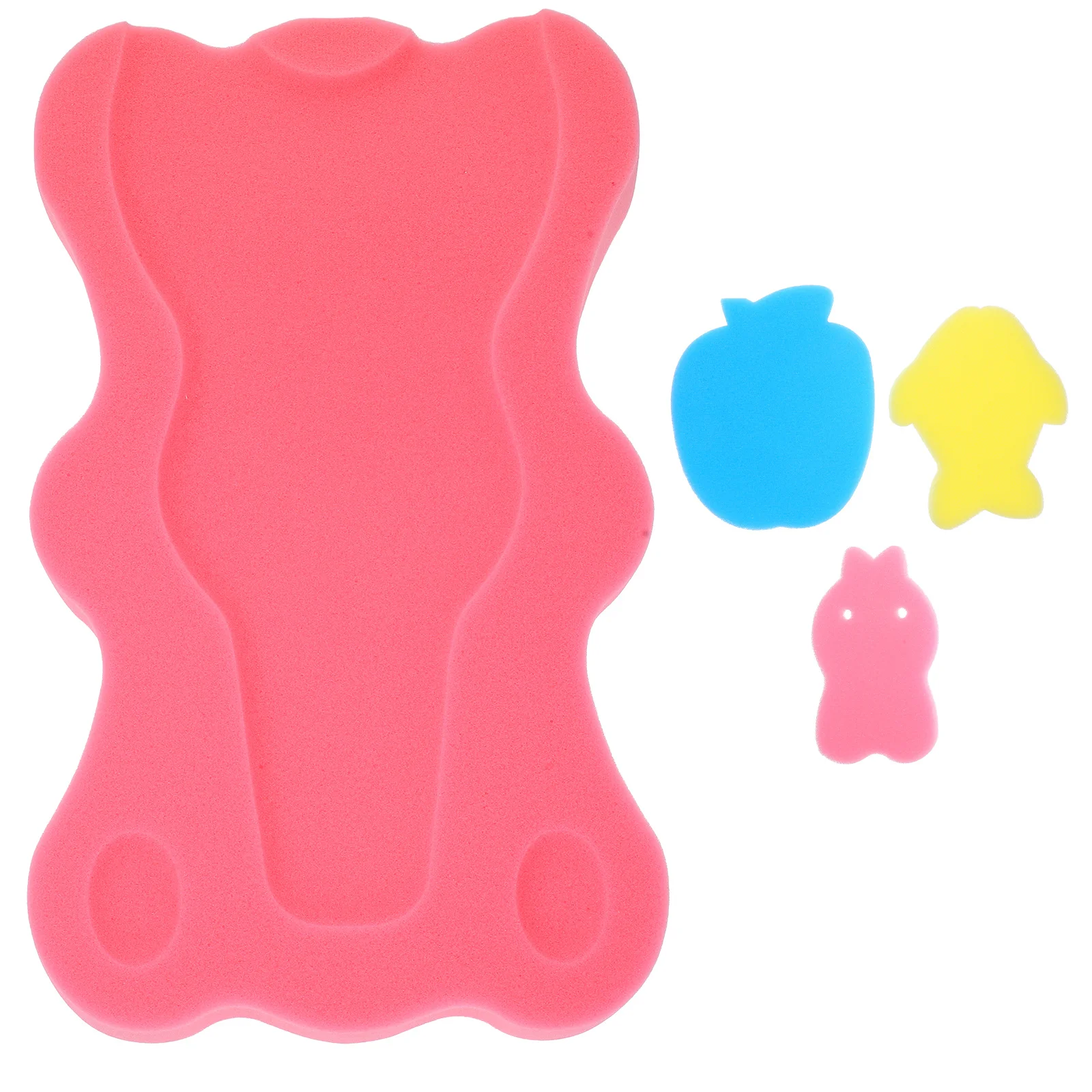 

1Pcs Bath Mat Bathtub Cushion Soft Sponge Cartoon Bear Design Non-Slip Comfortable Shower Pad Bath