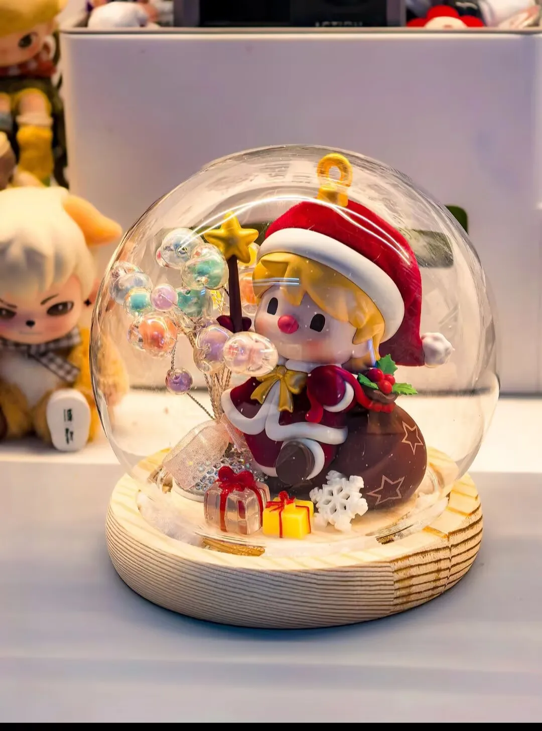 

POP MART Sweet Bean Kawaii Anime Blind Box: Эксклюзивная праздничная серия, загадочные фигурки, украшения, игрушки, коллекционные подарки