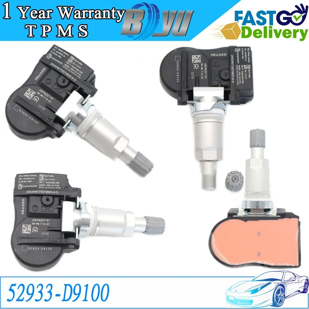 

Новый автомобильный датчик давления в шинах TPMS для Hyundai 433 МГц 52933-D4100 52940-T6000 52940T6000