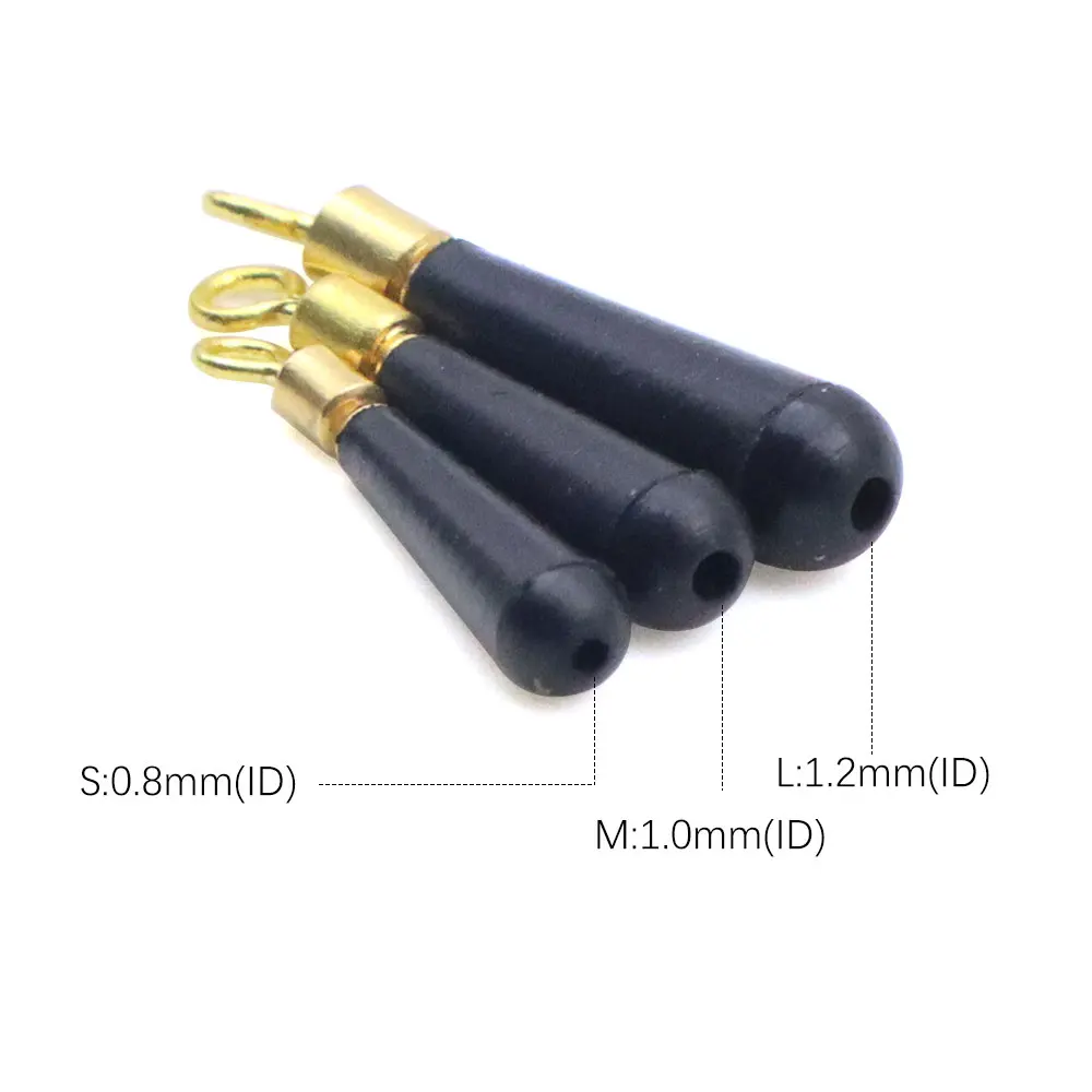 20 قطعة اكسسوارات الصيد النحاس حلقة يدور تعويم مساند عالية السرعة دوران المرونة الانجراف مقعد الأسماك الكارب معالجة #3