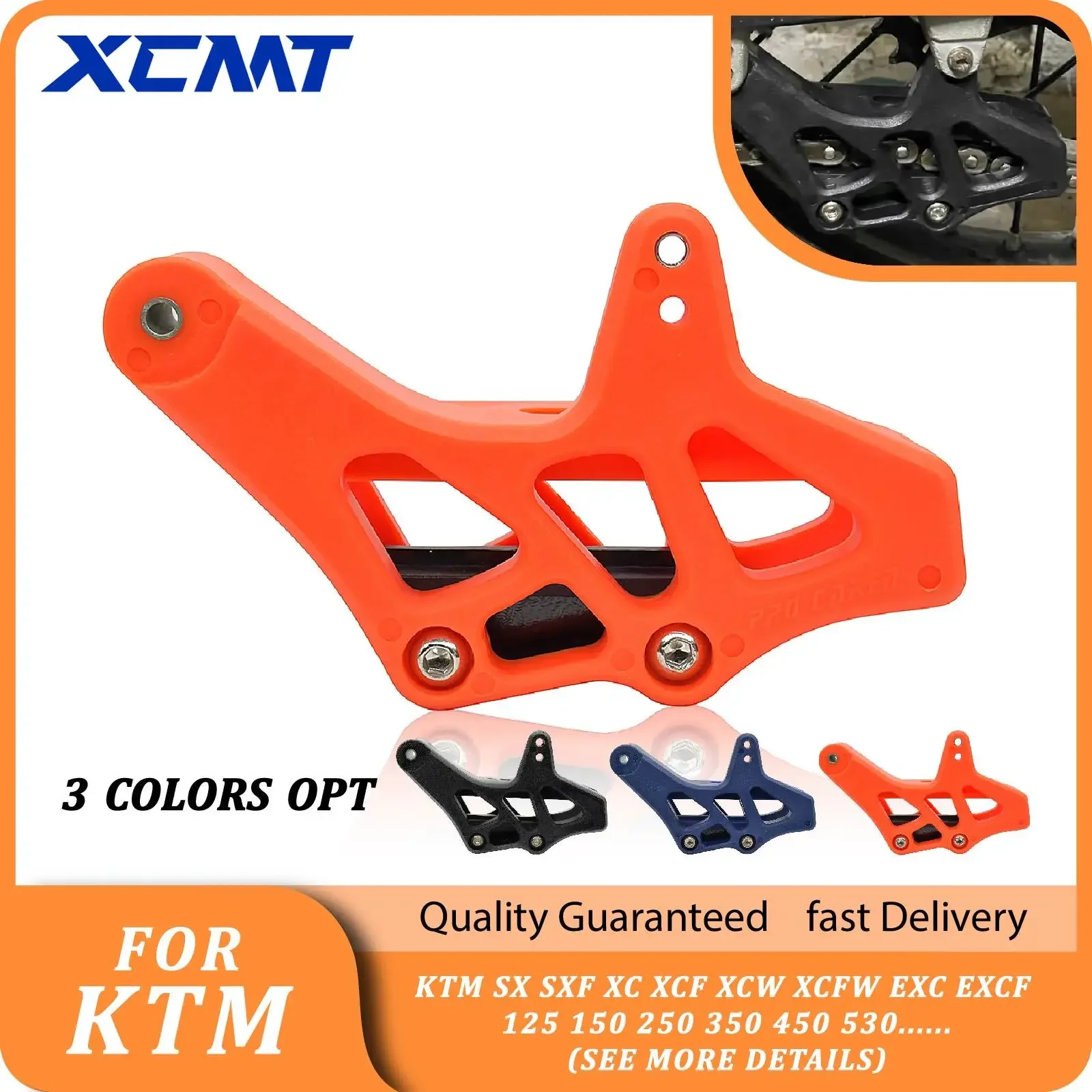 

Motorcycle Chain Guide Guard Protection For KTM SX SXF XC XCF XCW XCFW EXC EXCF 125 150 250 350 450 530 Enduro Dirt Pit Bike