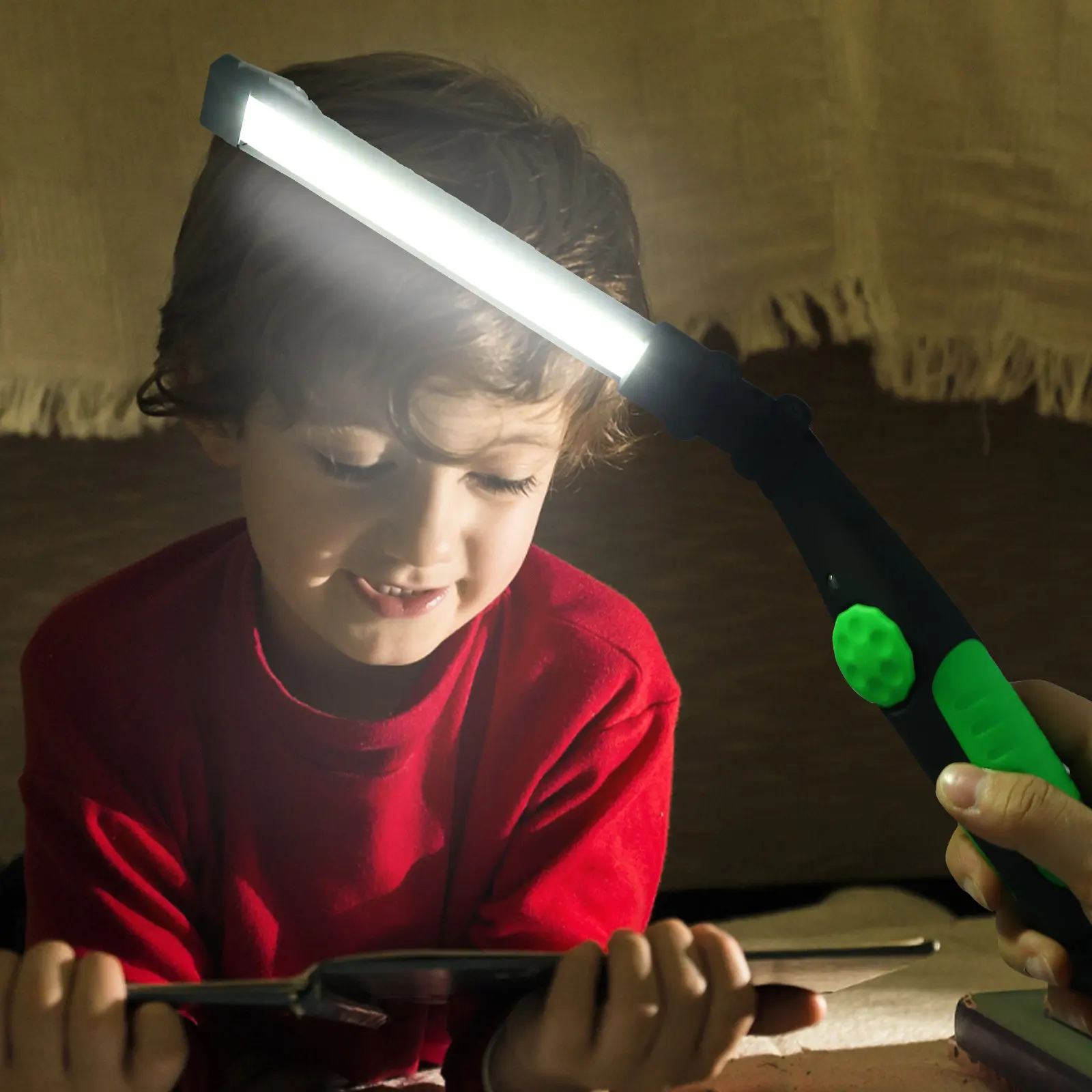 

USB-перезаряжаемый COB LED фонарь с вращающимся магнитным основанием и крючком для подвешивания, для кемпинга, обслуживания автомобилей, рабочий светильник, инспекционная лампа