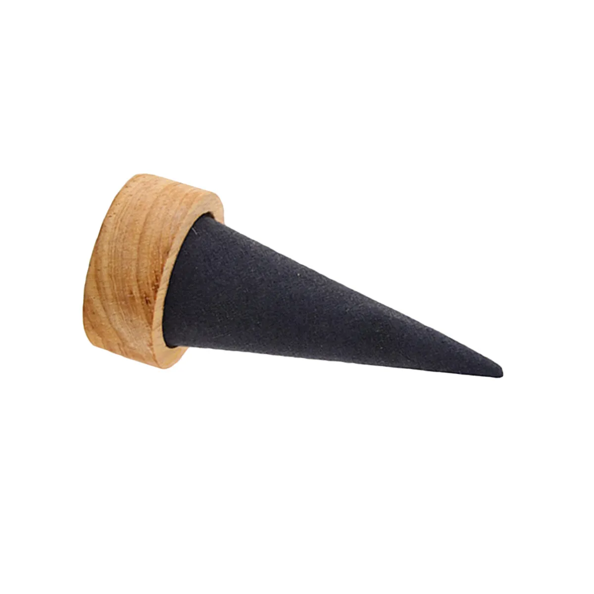

Unique Wooden Cone Ring Display Holder Small Jewelry Organizer Stand for Home Decor Gift for Her Christmas Birthday