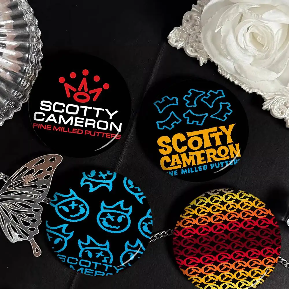 Brand S-Scotty C-Cameron Fashion Tinplate Pin Button Custom Anime Role Old-school Brooch Cartoon Collar Badge Jewelry Gift Fans
