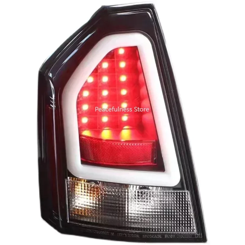 

A Pair 2PC Applicable To Chrysler 300C Tail Lamp LED Smoked Tail Lamp Refitted Tail Lamp Assembly 2005-2010