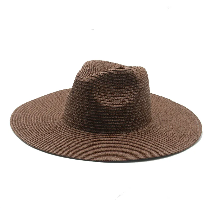 Women Hats Beach Summer Big Brim 10cm Men Women Straw Hats Outdoor Sun Protection Beach Women Summer Sun Hats Gorras Para Mujer