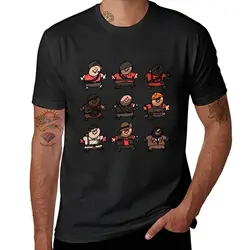 TF2 Red Fren Set T-Shirt sweat funnys black t-shirts for men