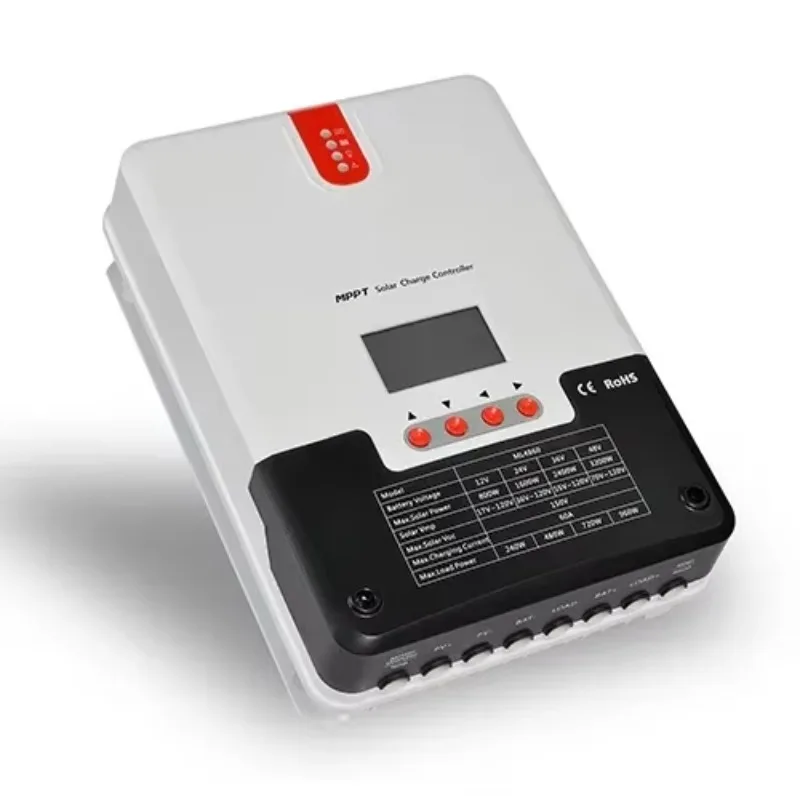 OEM ODM  60A 80A 100A Solar Charge Controller For RV Solar System Solar Regulator With Bluetooth