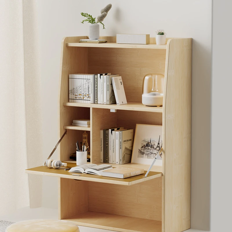 

Bay window storage cabinet, solid wood household storage cabinet, tatami bookshelf, bedroom storage rack