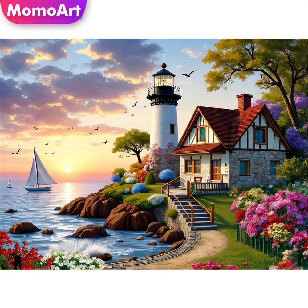 Momoart chat diamant peinture Animal coloré diamant mosaïque photo strass lune décoration murale