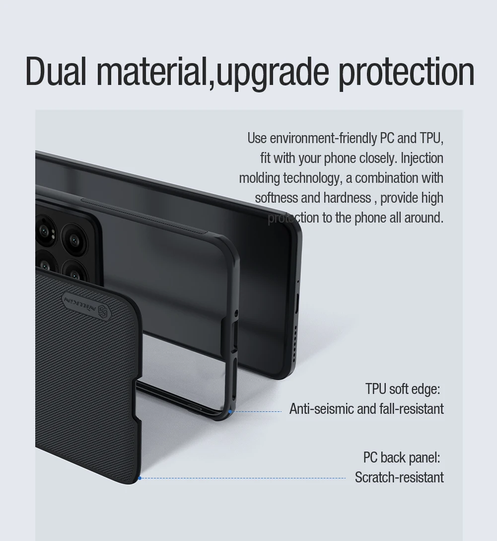 for Xiaomi Mi 14 / 14 Pro 5G Magnetic Case Nillkin Frosted pro Shield Ultra-thin Shockproof TPU+PC Back Cover for Mi14