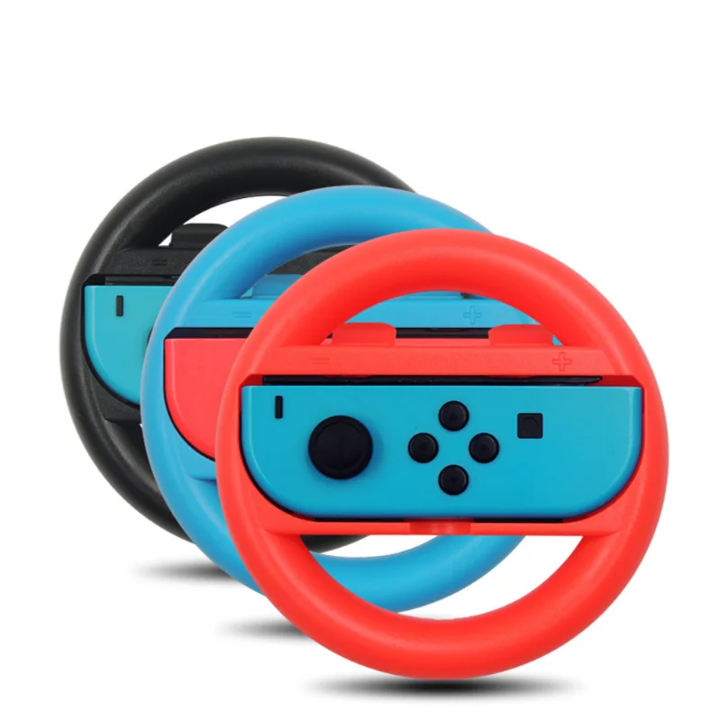 2 pezzi Controller ruota da corsa per Nintendo Switch & Switch modello OLED Joy-Con Mario Kart 8 manopole in materiale ABS Deluxe