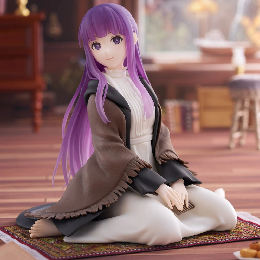 Origineel op voorraad Taito Sousou No Frieren - Fern Desktop Cute Collection Series Model Cartoon Character Action Figure Garage Kit