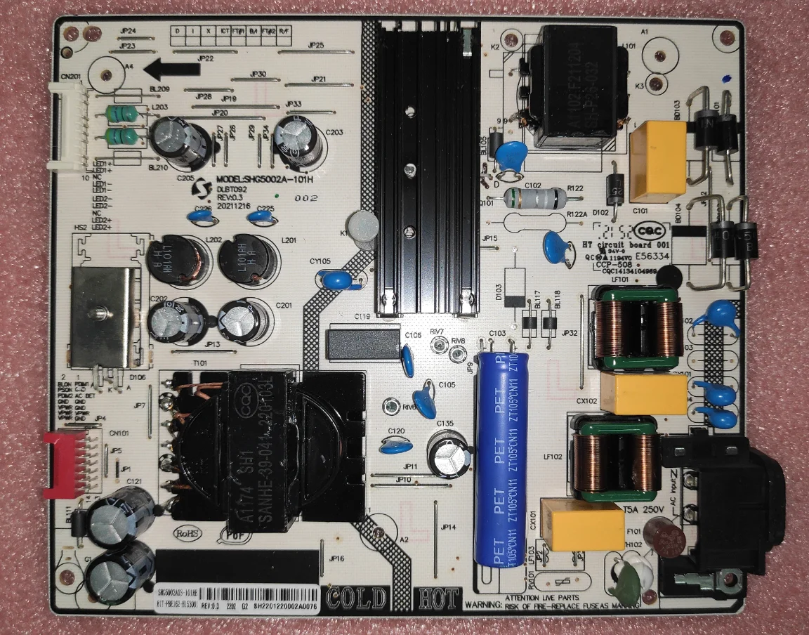 Free shipping! DLBT092    SHG5002A-101A   SHG5002A03-101HB   81T-PBE162-H153001 LED TV power board tested well