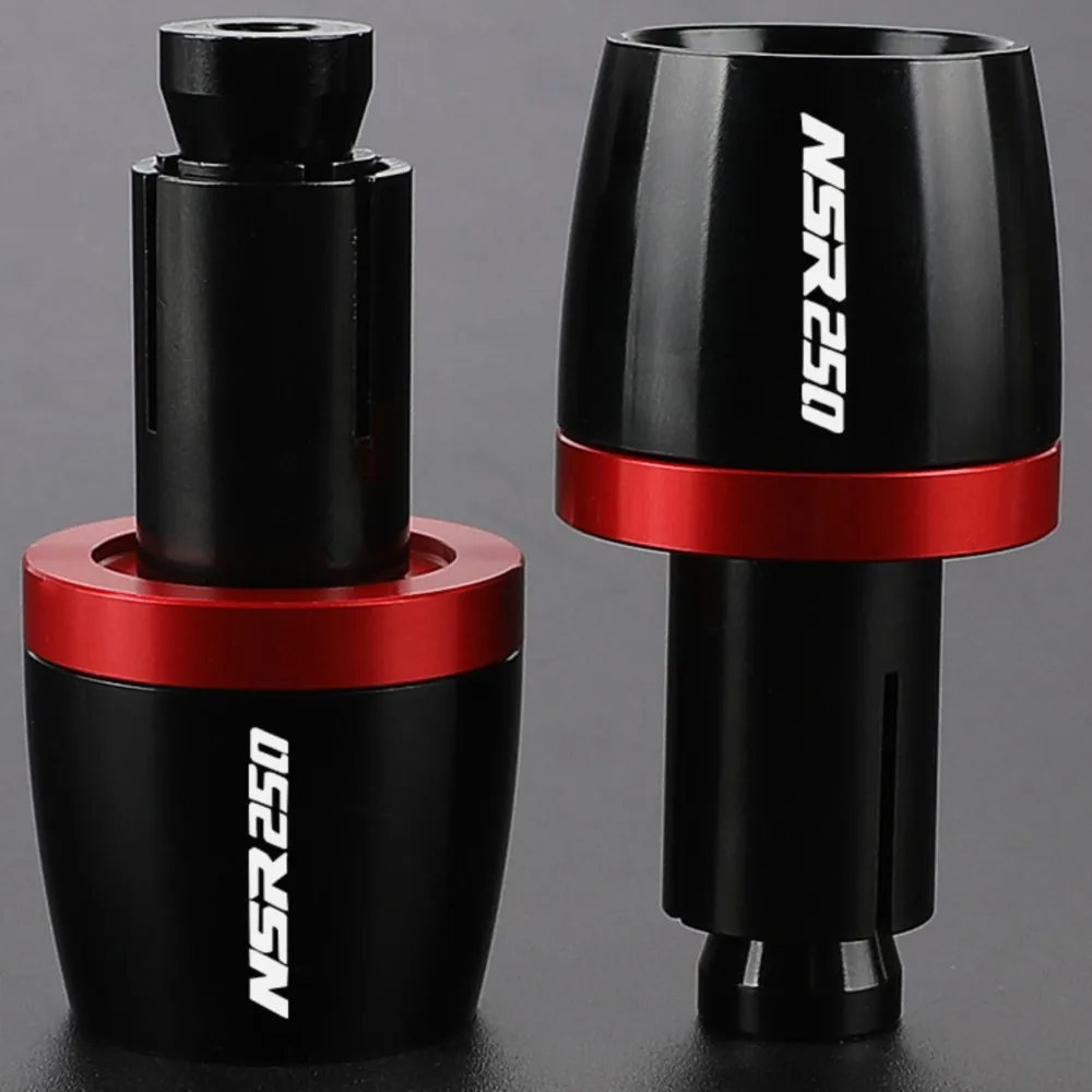 

NSR 250 Moto For HONDA NSR250 1988 1989 1990 1991 1992 1993 1994 Handlebar Grips Bar Ends Sliders CNC Handle Bars Grip Cap Plug