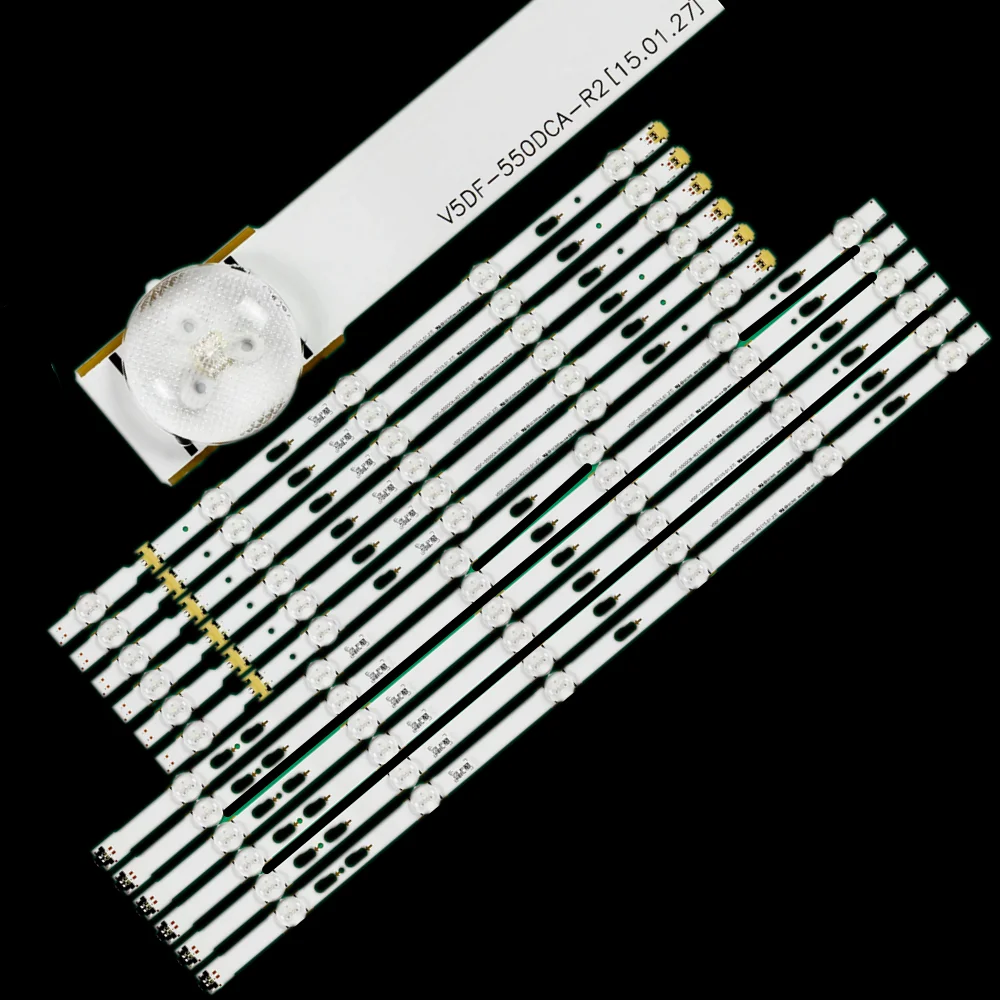 5set LED Strip V5DF-550DCA-R2 V5DF-550DCB-R2 BN96-34788A BN96-34787A For UN55J6500 UN55J6520 UE55J6300 UE55J6370 CY-WJ055CGLV1H
