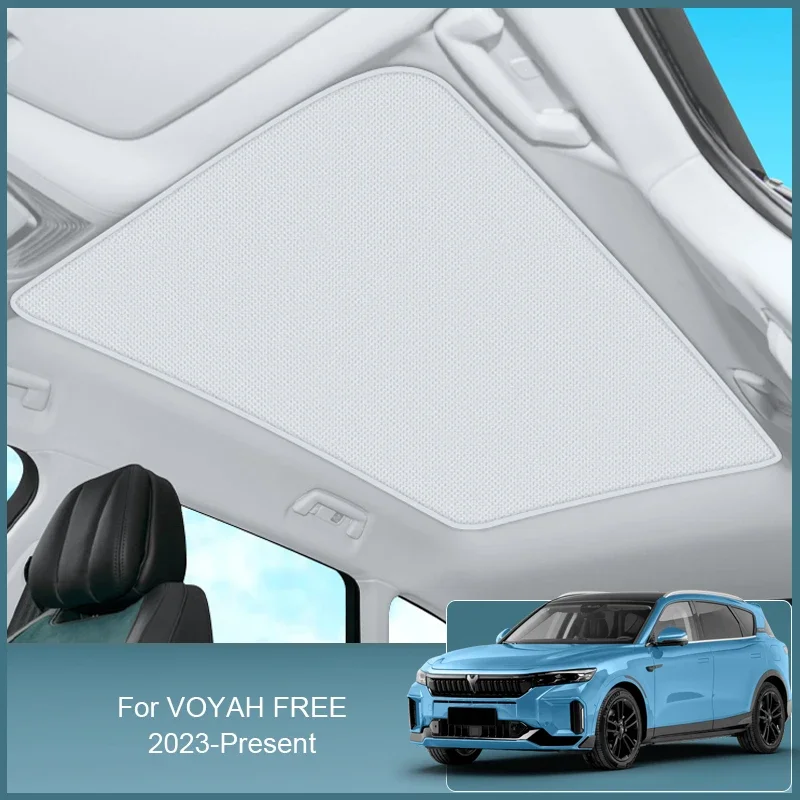 

For VOYAH FREE 2023 2024 2025 Car Ice Crystal Sunroof Sunshade Skylight Roof Heat Insulation Shading Auto Interior Accessories