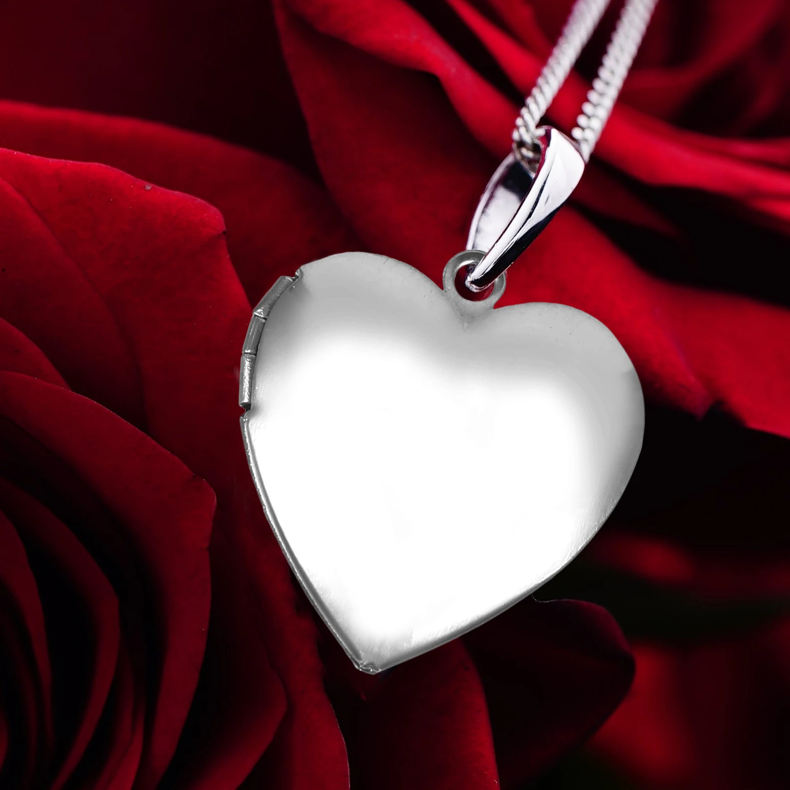 

Heart Shaped Locket Pendant Charm Stainless Steel Photo Box Customizable Jewelry Accessories Heart Picture Locket Charm