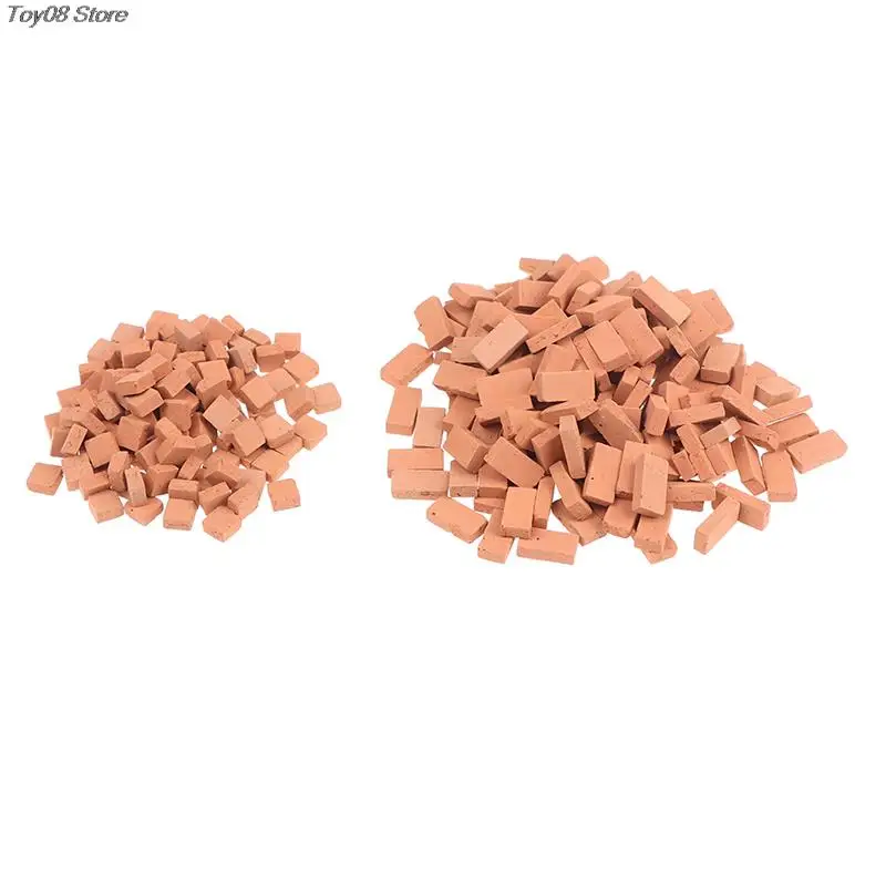 حار 4-120 قطعة طاولة الرمل محاكاة الطوب DIY بها بنفسك بناء مشهد المحمولة مصغرة دائم الاطفال لعبة ديكور المشهد النمذجة #6