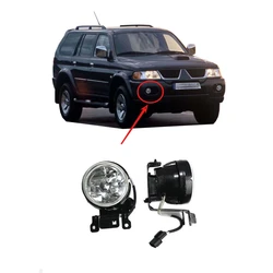 1 Pieces Lamp for Pajero Sport K90 K80 MR496369 1999-2006 Front Light Set for Montero Sport Free for Shogun Nativa