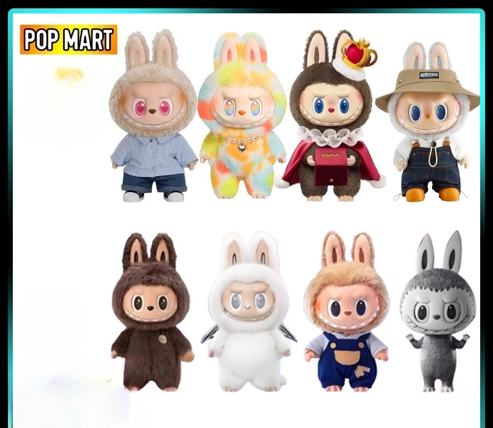 

POPMART POP MART ZIMOMO Leader Angel LABUBU Большая весенняя виниловая кукла