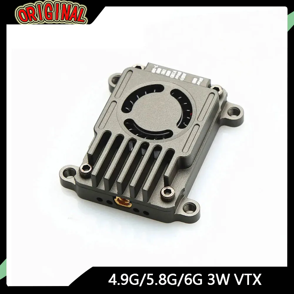 

4,9G/5,8G/6G 3W VTX 72CH FPV видеопередатчик с антенной - поддержка OSD для RC FPV дронов и квадрокоптеров дальнего действия