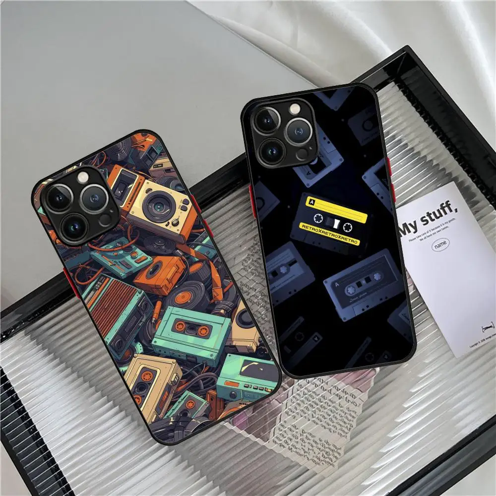 وحدات تحكم في الألعاب جراب هاتف لـ iPhone ، ملمس جلد ، حافظة فرك ، iPhone 15 Pro Max ، 14 ، 13 ، 12 ، 11 ، X ، XR ، XS ، Max ، 8 ، 7 Plus