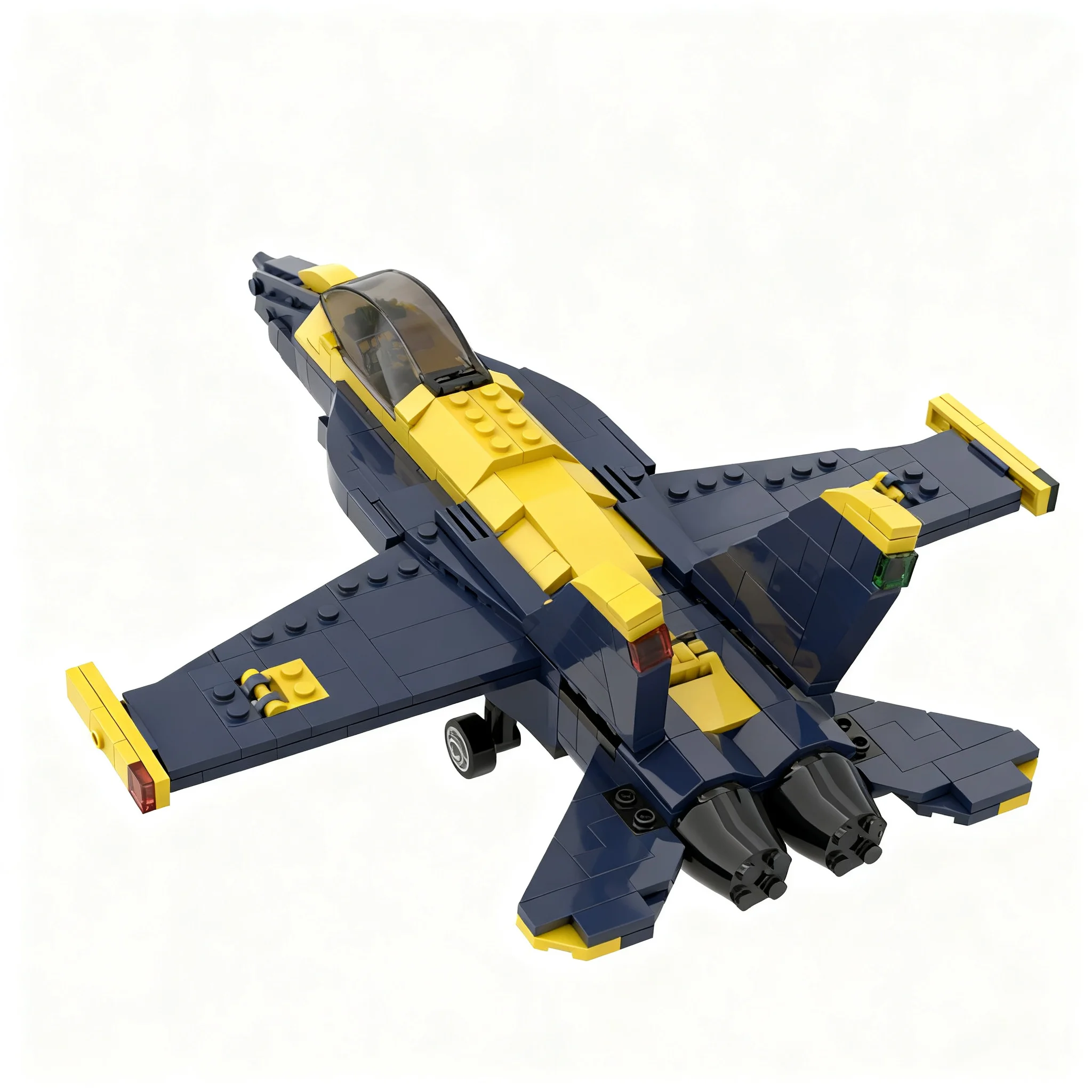 443pcs MOC Creator F A 18 E Super Hornet Model Building Blocks Toy Construction Christmas Gift Birthday Idea Brick Creative Kids
