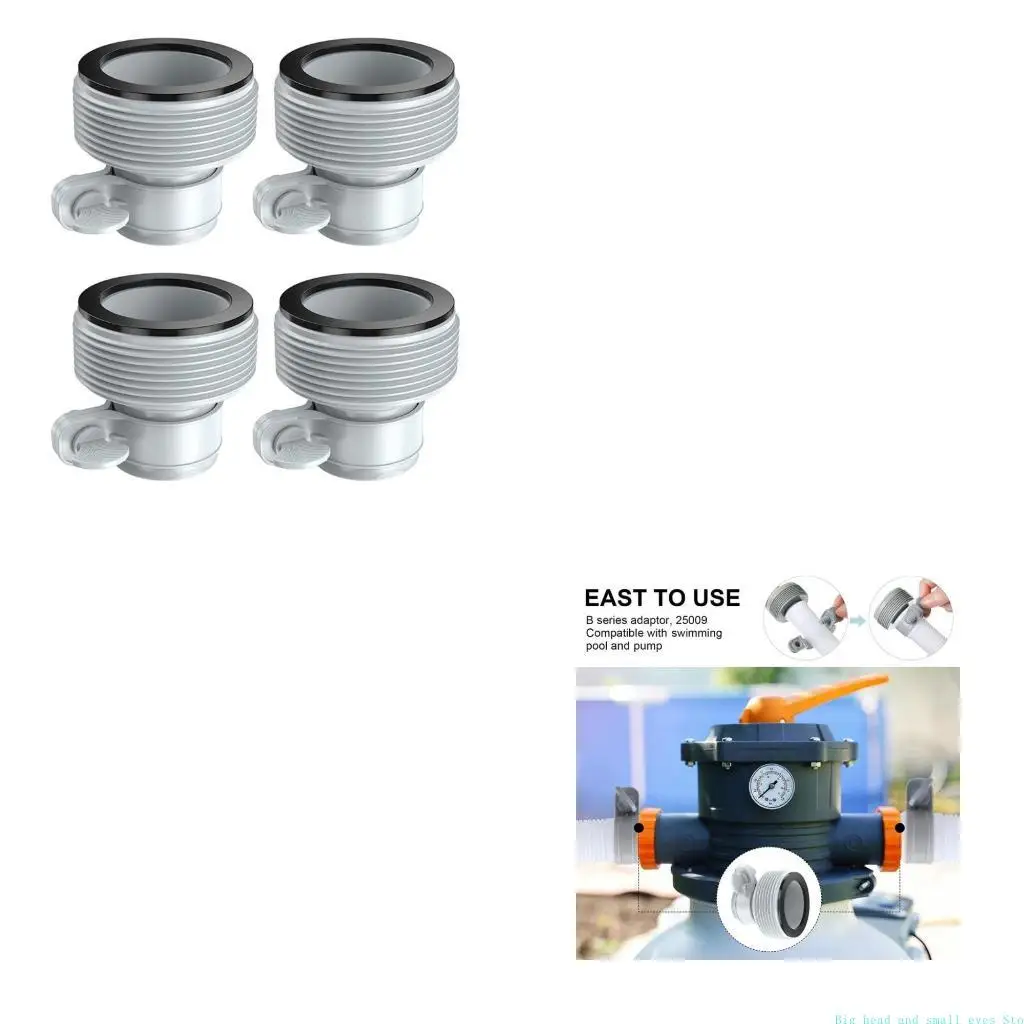 581C Universal Pool Hose Connector with Thread Pool Drain Pumps Adapter for Pool