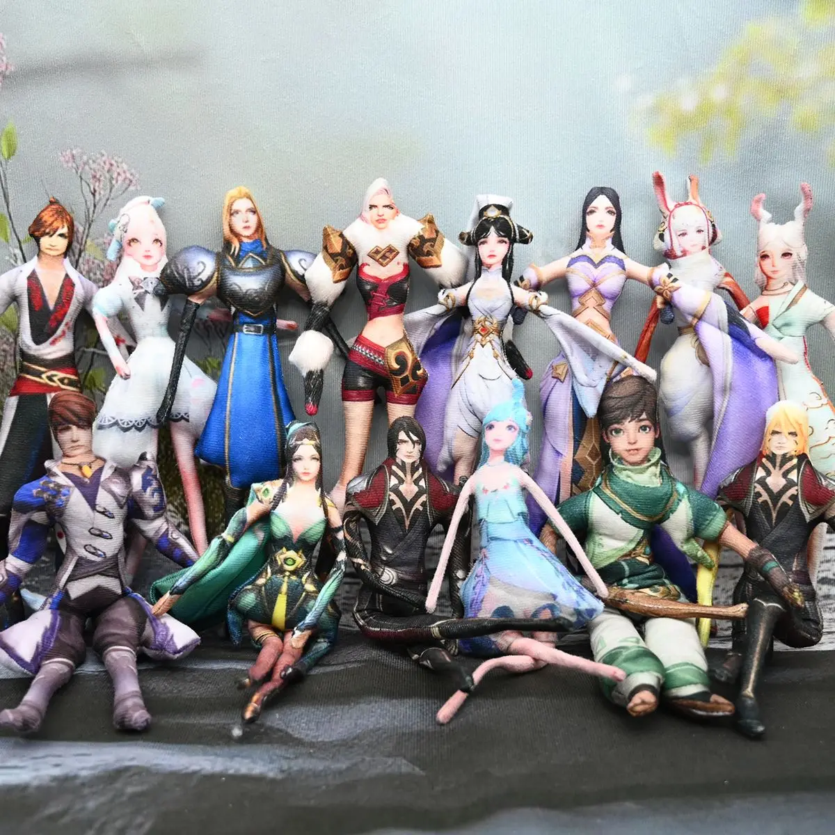 

Для Honor of Kings Список персонажей Аниме Косплей Мягкие куклы подвижные абстрактные проволочные скелеты для тела Хэллоуин реквизит ручной работы