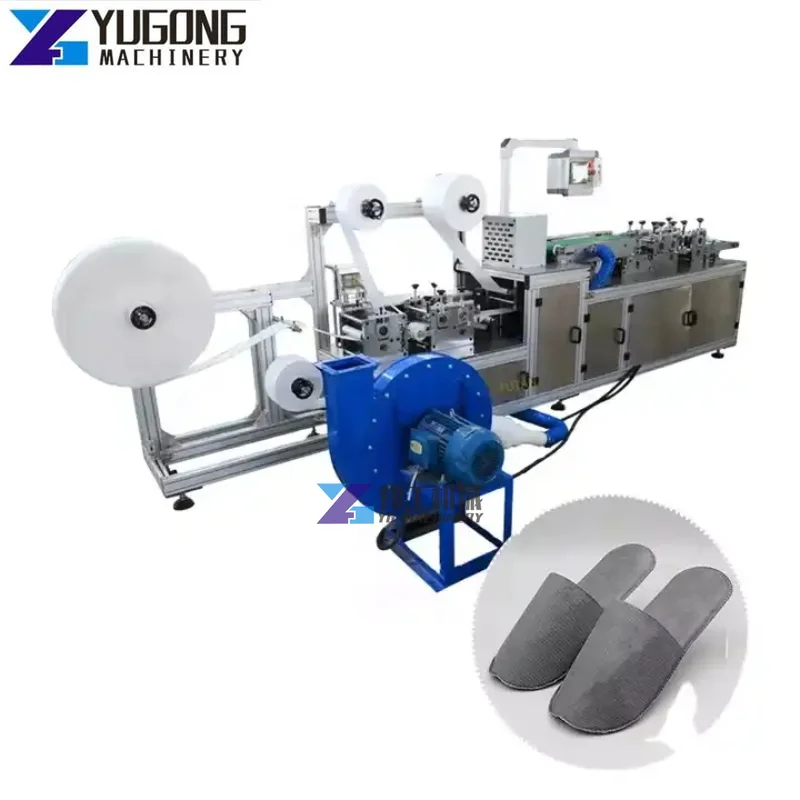 Auto Hotel Use Non Woven Disposable Slipper Making Machine Economic Small Disposable Ultrasonic Slipper Making Machine